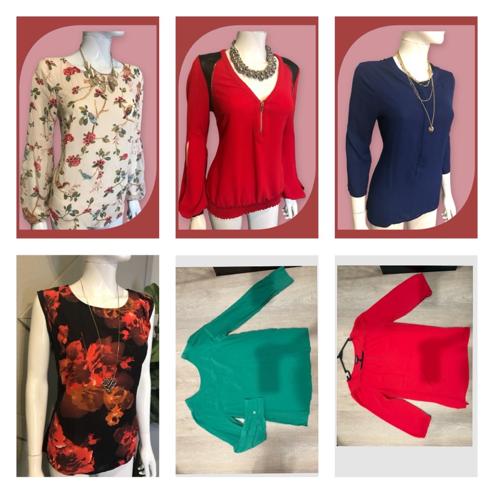 6 Chic women’s Tops BUNDLE